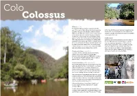 Conservation Objective: Great Deal of Wading and Rock-Scrambling