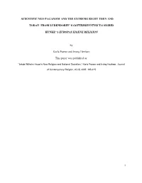 From Ludendorff's Gotterkenntnis to Sigrid Hunke's