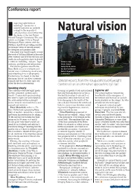 Natural Vision Optical Professionals but That Was the Theme of the First British I Natural Eyesight Conference