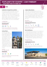 4 Day Itinerary — Scotland’S Year of Stories 2022