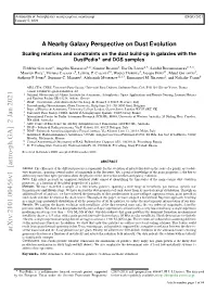 A Nearby Galaxy Perspective on Dust Evolution. Scaling Relations And