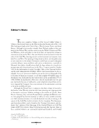 Editor's Note