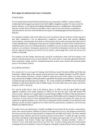 Paid Parental Leave Coverage Report