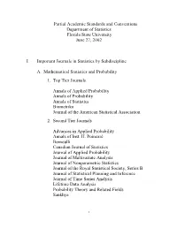 Academic Standards and Conventions2002