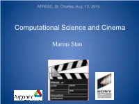 Computational Science and Cinema