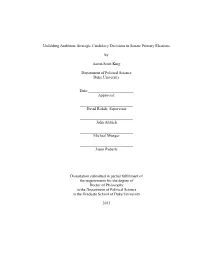Duke University Dissertation Template