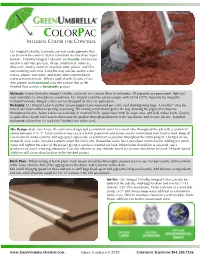 GU Integral Colorpac Colorants Are Iron Oxide Pigments That Can Be Used for Concrete That Is Consistent in Color from Top to Bottom