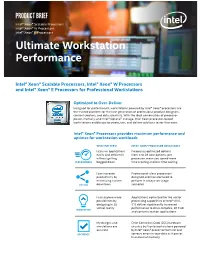 Ultimate Workstation Performance
