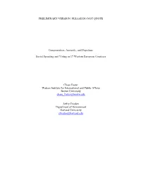 Compensation, Austerity, and Populism