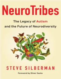 Neurotribes: the Legacy of Autism and the Future of Neurodiversity