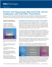 Protect and Repurpose Microsoft SQL Server Databases with Dell EMC