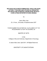 Religion and Science Embraced
