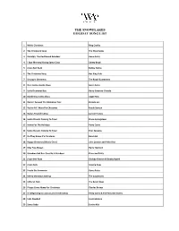 The Snowflakes Holiday Song List