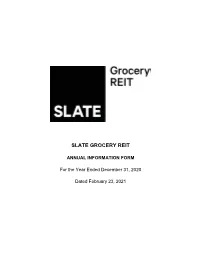 Annual Information Form 2014