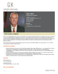 DEAN C. SHORT, II Managing Partner & Shareholder
