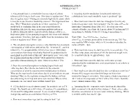 OSMOREGULATION PROBLEM SET 7 1. a Largemouth Bass Is A