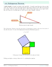 Pythagorean Theorem