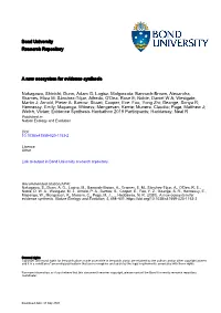 A New Ecosystem for Evidence Synthesis