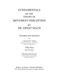 Fundamentals of Movement Perception