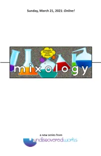 Mar 2021 Mixology Program