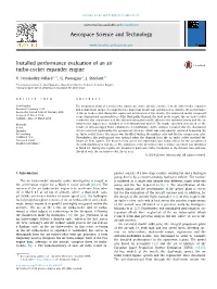 Installed Performance Evaluation of an Air Turbo-Rocket Expander Engine ∗ V