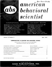 Some Formal Aspects of Communication