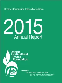 2014 Foundation Annual Report