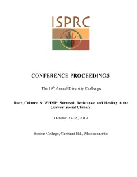 Proposal for the Seventh Annual Diversity Challenge