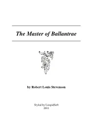 The Master of Ballantrae