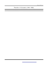 Timeline of Genomics (1901–1950)*