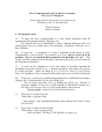 Direct Compositionality and Variable-Free Semantics: the Case of “Principle B”