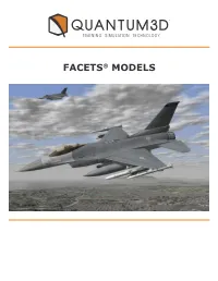 FACETS® MODELS TABLE of CONTENTS