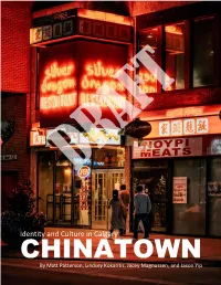 Identity and Culture in Calgary's Chinatown