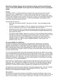 Overview of SWT Plans to Deal with Ash