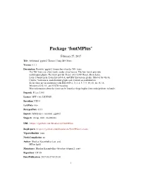 Package 'Fontmplus'