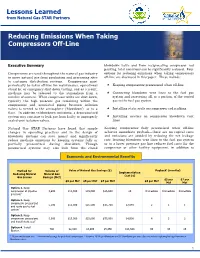 Reducing Emissions When Taking Compressors Off-Line (PDF)