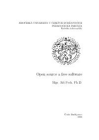 Open Source a Free Software