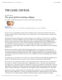 The Great Global Warming Collapse - the Globe and Mail 10-02-08 10:04 PM