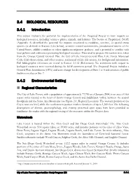 3.4 Biological Resources