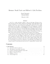 Brumer–Stark Units and Hilbert's 12Th Problem
