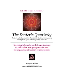 Fall 2016, Volume 12, Number 3