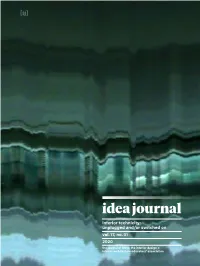 Idea Journal Vol. 17 No. 1 (2020): Interior Technicity