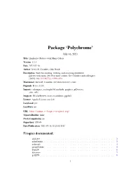 Polychrome: Qualitative Palettes with Many Colors
