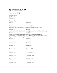 Sparcbook F.A.Q