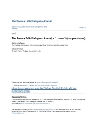 The Seneca Falls Dialogues Journal, V. 1, Issue 1 (Complete Issue)