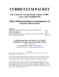Curriculum Packet
