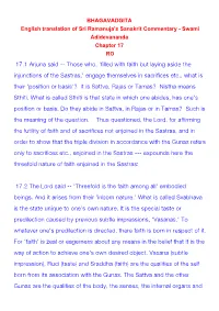 Filled with Faith but Laying Aside the Injunctions of the Sastras