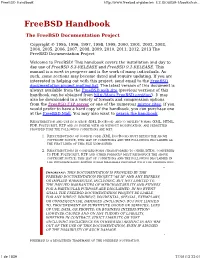 Freebsd Handbook