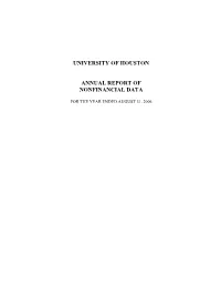 FY06 Annual Report of Nonfinancial Data