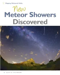Mapping Meteoroid Orbits